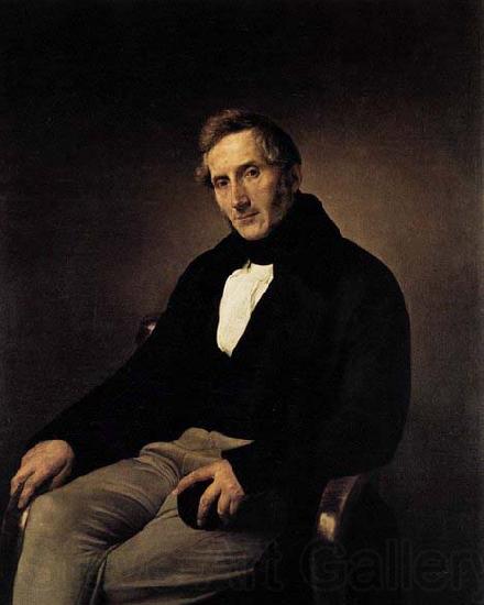 Francesco Hayez Portrait of Alessandro Manzoni Germany oil painting art